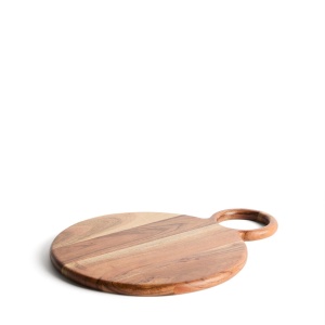 Platou pentru servire maro din lemn 27x35 cm Dalme Kave Home