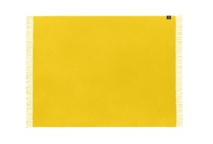 Pled galben din fibre naturale 130x170 cm Ro FEST