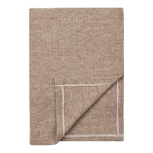 Pled grej din fibre sintetice 130x156 cm Puno House Nordic