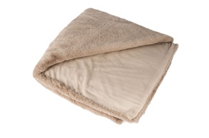 Pled grej din fibre sintetice 150x200 cm Heaven Lalee