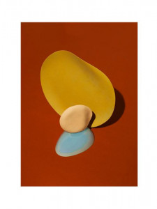 Poster multicolor din hartie 50x70 cm Nexus Bitt Yellow Ferm Living