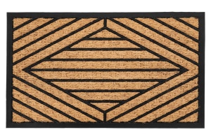 Pres intrare maro din fibre naturale Bali Stripes Lalee (diverse dimensiuni)