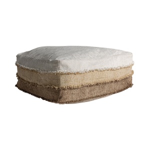 Puf patrat multicolor din bumbac 60x60 cm Euken Vical Home