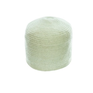 Puf rotund din bumbac verde 40 cm Daiana Kave Home