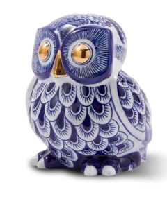 Pusculita multicolora din ceramica 20 cm Owl Piggy Pols Potten
