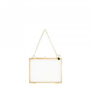 Rama foto aurie din metal si sticla 15x20 cm Ribbon Madam Stoltz