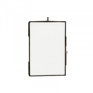 Rama foto neagra din metal 10x15 cm Iris Madam Stoltz