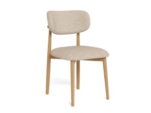 Scaun dining bej din textil Absalon Quiet Object