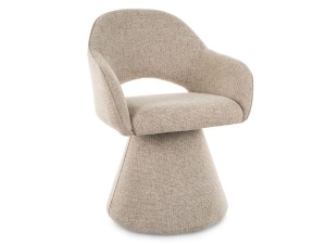 Scaun dining bej din textil Riku The Home Collection