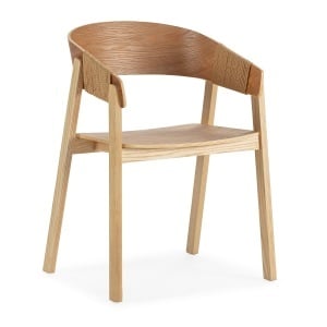 Scaun dining maro din lemn Torrey Thai Natura