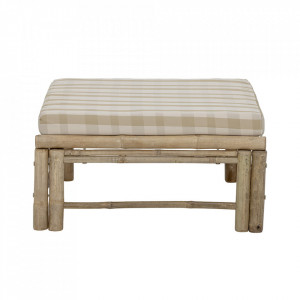 Scaunel pentru exterior maro din bambus 72x72 cm Korfu Bloomingville