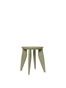 Scaunel verde din lemn Feve Ferm Living