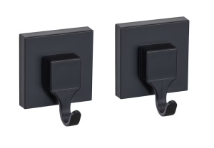 Set 2 carlige negre din plastic Quadro Wenko