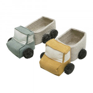 Set 2 cosuri multicolore din bumbac Eco-City Lorena Canals