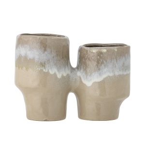 Set 2 ghivece maro din ceramica Maiak Bloomingville