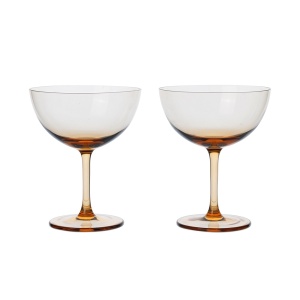 Set 2 pahare pentru cocktail din sticla 245 ml Host Ferm Living