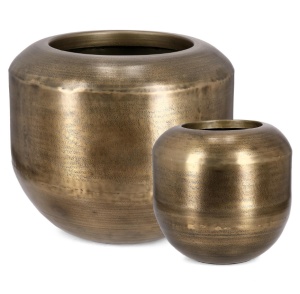 Set 2 vaze decorative aurii din metal Nadu Bizzotto