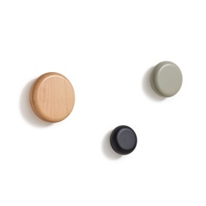 Set 3 cuiere multicolore din lemn Nadue Kave Home