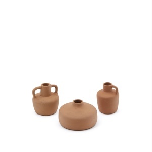 Set 3 vaze maro din ceramica Sofra Kave Home