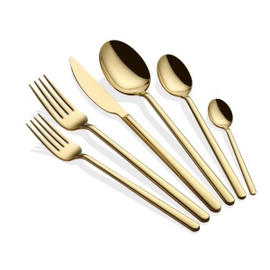 Set 36 tacamuri aurii din metal Allegra The Home Collection