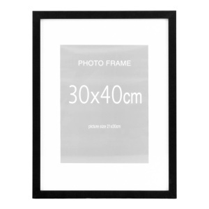 Set 5 rame foto negre 30x40 cm Marbella House Nordic