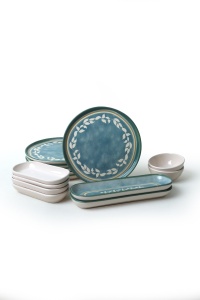 Set de masa 14 piese crem din ceramica X00018808 The Home Collection