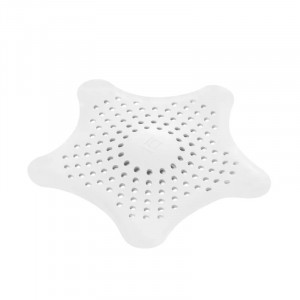 Sita scurgere pentru cada alb din fibre sintetice Starfish Umbra