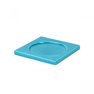 Suport lumanare albastru din ceramica 1 cm Blu Seletti