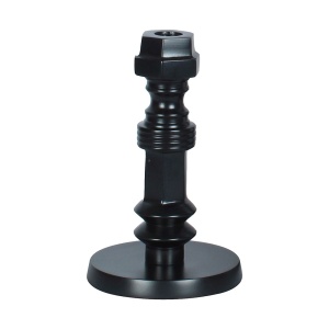 Suport lumanare negru din metal 20 cm Totem Zuiver