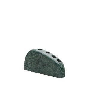 Suport lumanari verde din marmura 12 cm Signe Kave Home