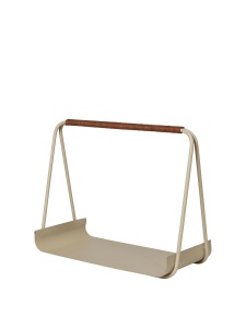 Suport pentru lemne bej casmir din metal Port Ferm Living