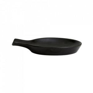 Suport pentru lingura negru din ceramica Torc Nordal