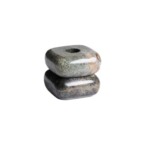 Suport pentru lumanare verde din marmura 8 cm Liren Kave Home