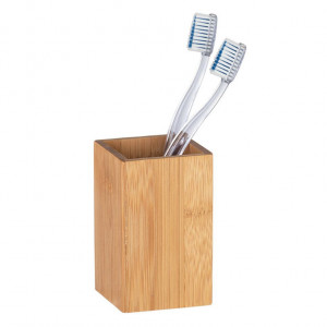 Suport pentru periuta de dinti maro din lemn 7x11 cm Padua Wenko
