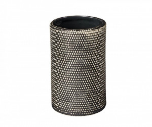 Suport pentru periuta de dinti negru din ceramica 7x11 cm Mali Wenko