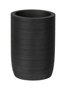 Suport pentru periuta de dinti negru din fibre sintetice 8x11 cm Altavalle Wenko