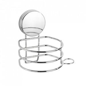 Suport pentru uscator par argintiu din metal Osimo Static Loc Wenko