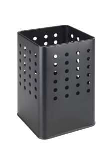 Suport pentru ustensile bucatarie negru din metal Silio Wenko