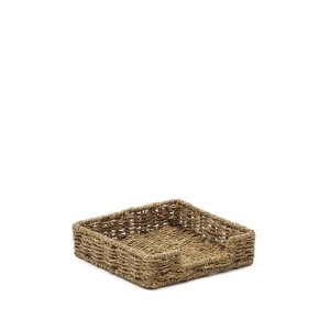 Suport servetele maro din fibre naturale Tossa Kave Home