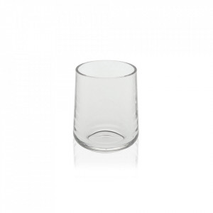 Suport transparent din plastic acrilic pentru periuta dinti 8,4x10 cm Clear Tumbler Versa Home
