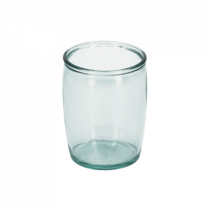 Suport transparent din sticla pentru periuta dinti 430 ml Trella Kave Home