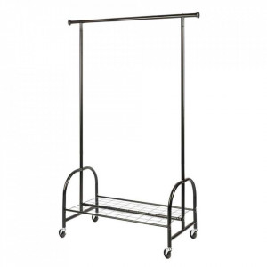 Suport umerase negru din metal 185 cm Profi Wenko