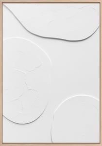 Tablou alb din fibre naturale 70x100 cm Try 3 Ter Halle