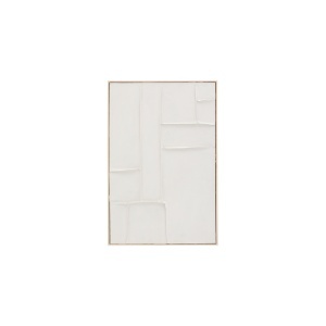 Tablou crem din fibre naturale 60x90 cm Klis Kave Home