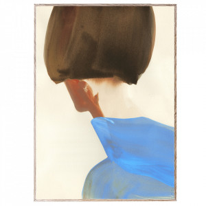Tablou multicolor cu rama din lemn The Blue Cape Paper Collective