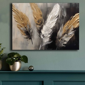 Tablou multicolor din fibre naturale 70x100 cm 70100GSC-004 The Home Collection