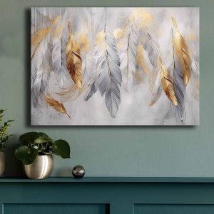 Tablou multicolor din fibre naturale 70x100 cm 70100GSC-025 The Home Collection