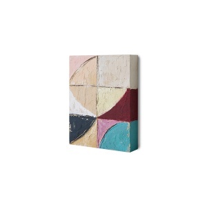 Tablou multicolor din lemn 20x26 cm Palette HKliving
