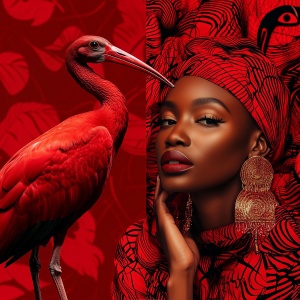 Tablou multicolor din sticla 80x80 cm Vera Ter Halle