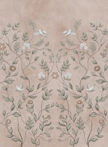 Tapet crem din hartie Serene Garden Path Rebel Walls